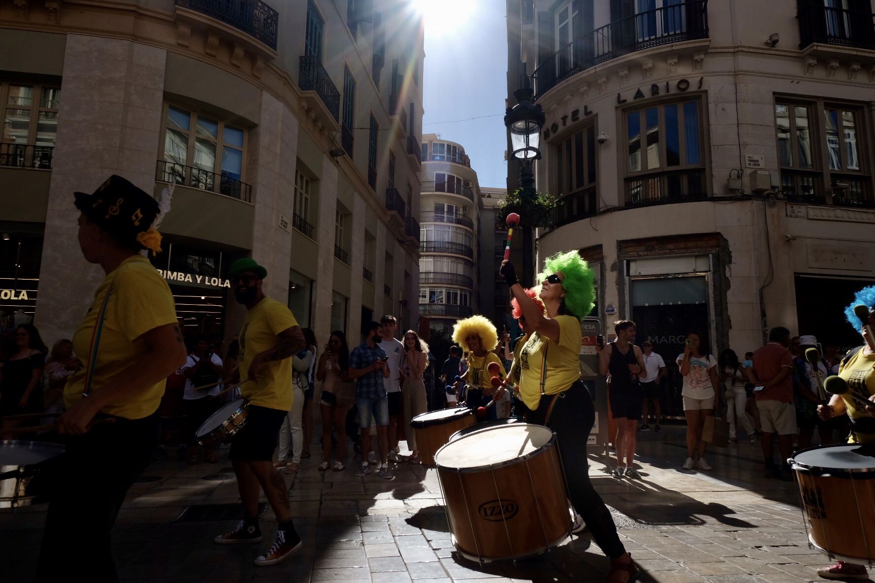 Marcha por el centro de Málaga por el Día Internacional del Orgullo LGTBI+