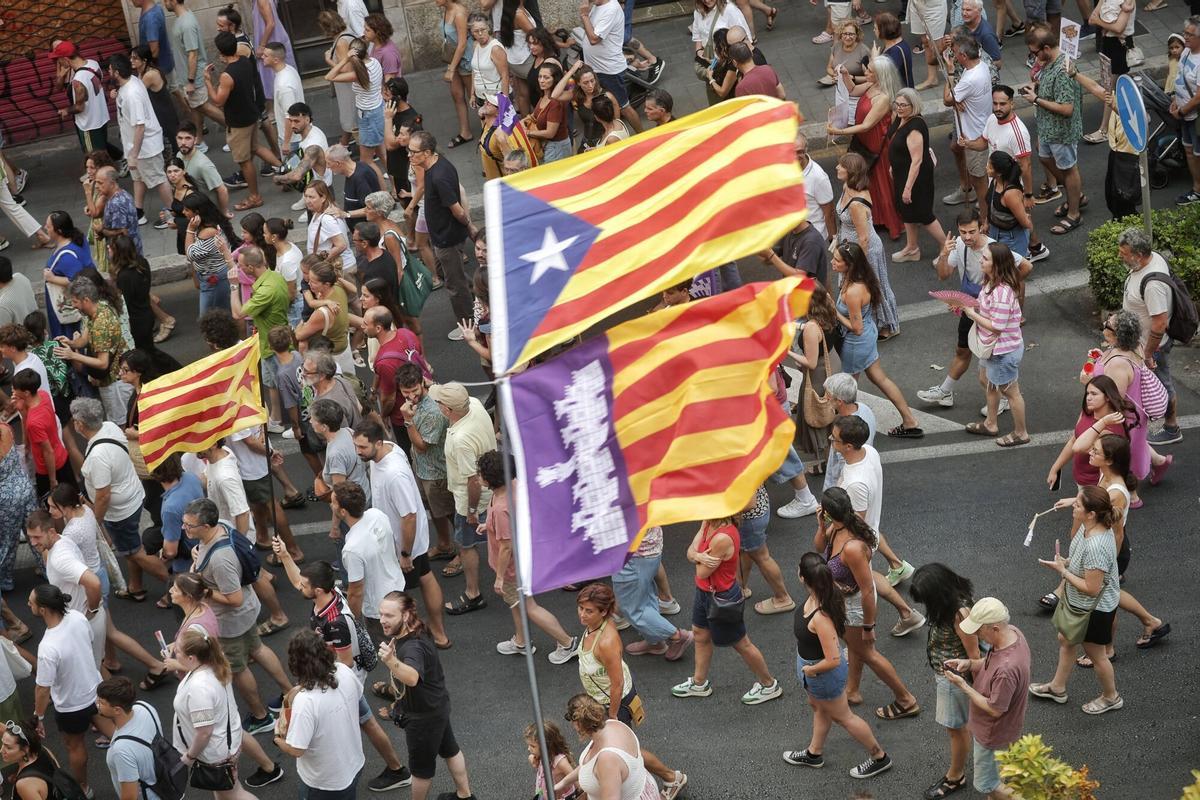 Manifestación 26J Menys Turisme, Més Vida