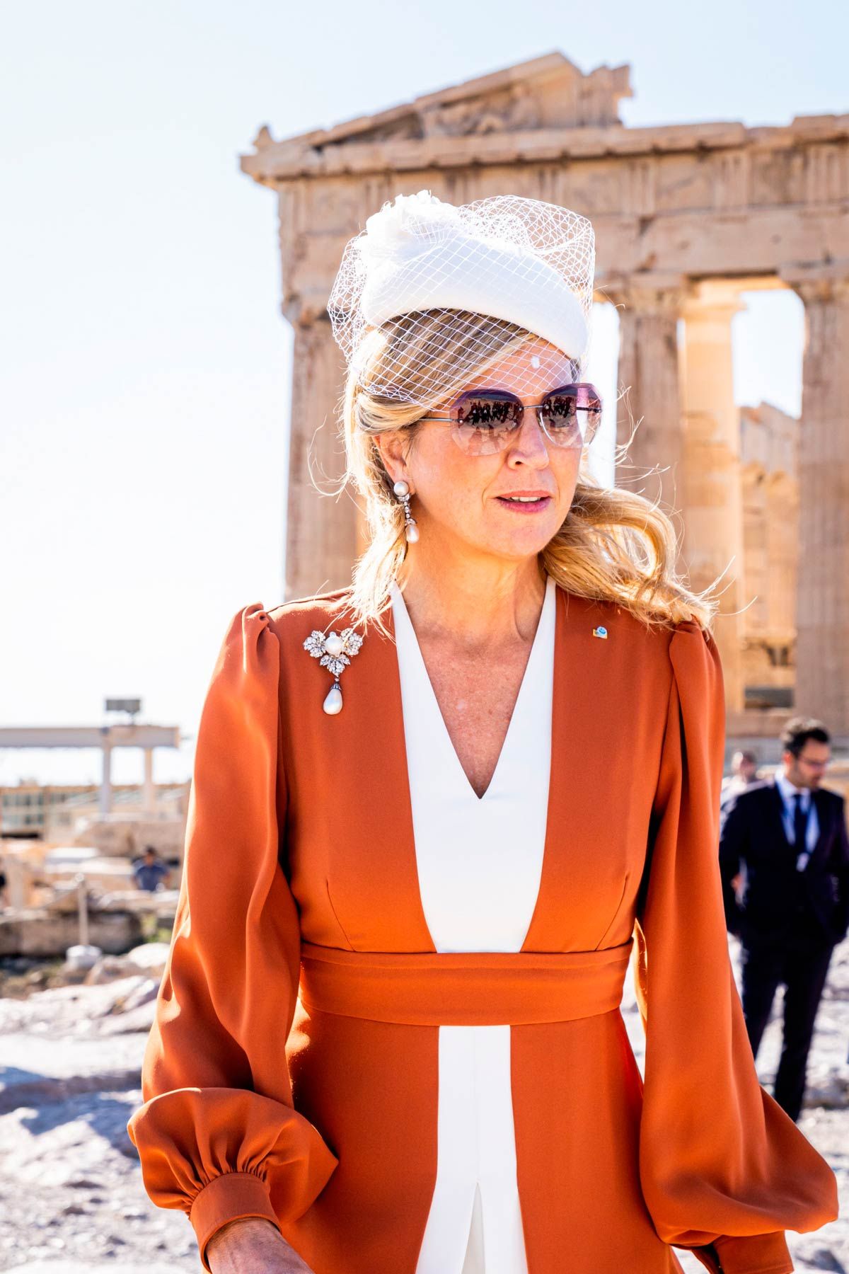 Máxima de Holanda y su vestido naranja de hace siete años