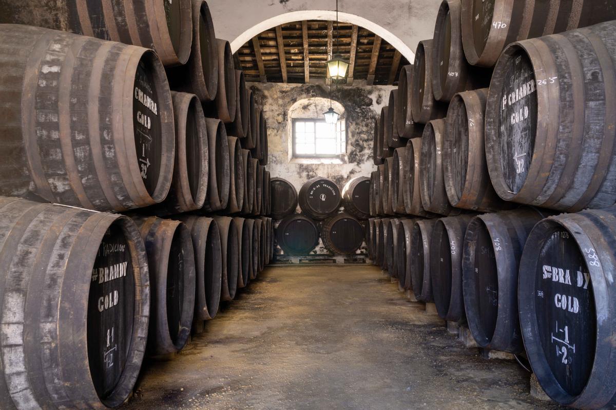 Botas de Brandy en Bodegas Tradición.