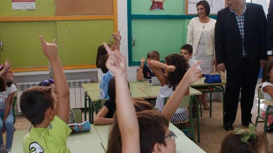 Primer día de curso del pasado año en las aulas zamoranas.