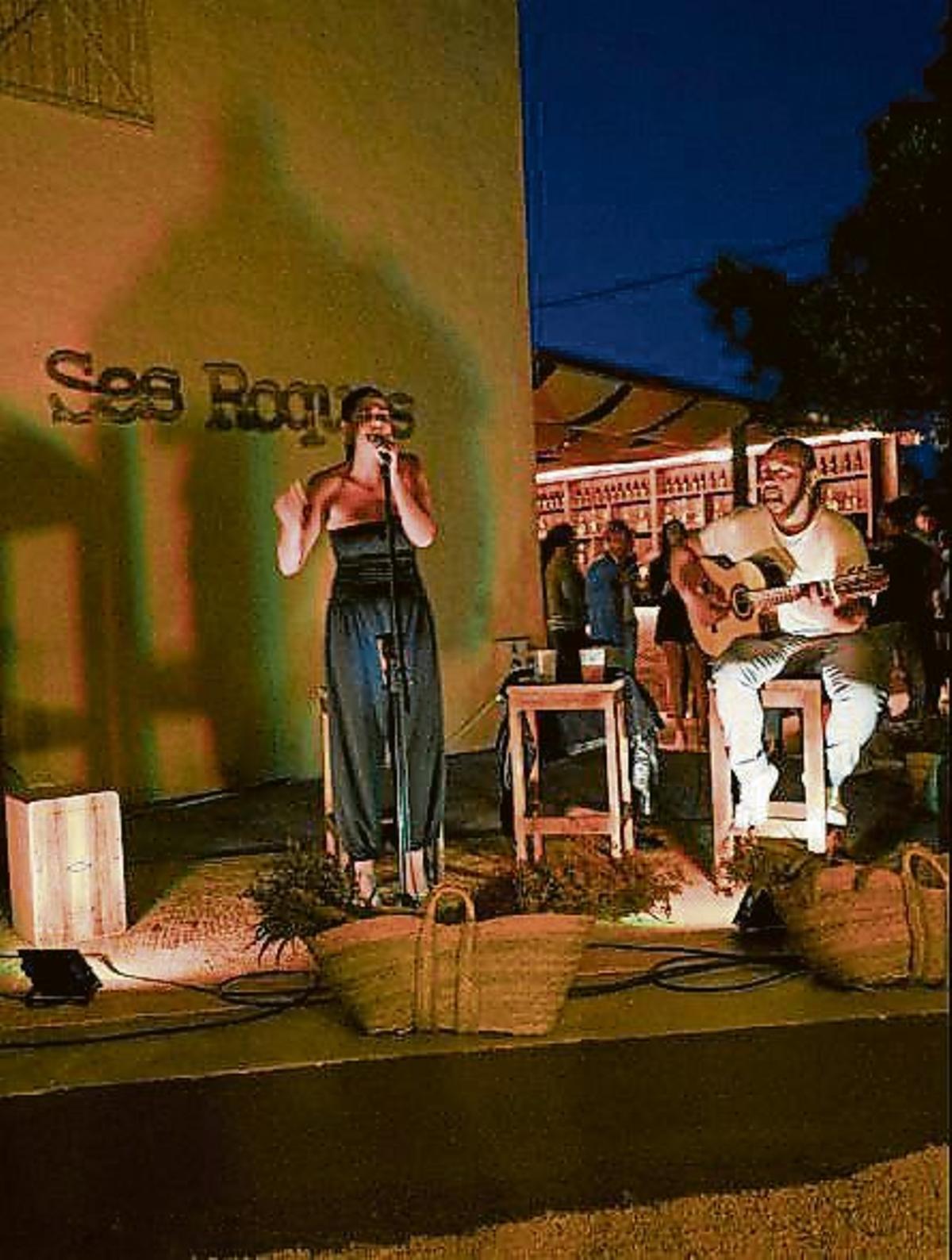 Music takes centre stage at night.