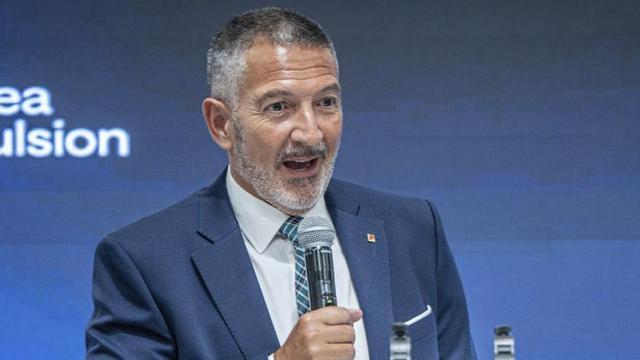 Miquel Sàmper, dilluns durant la inauguració de Pangea Propulsion.