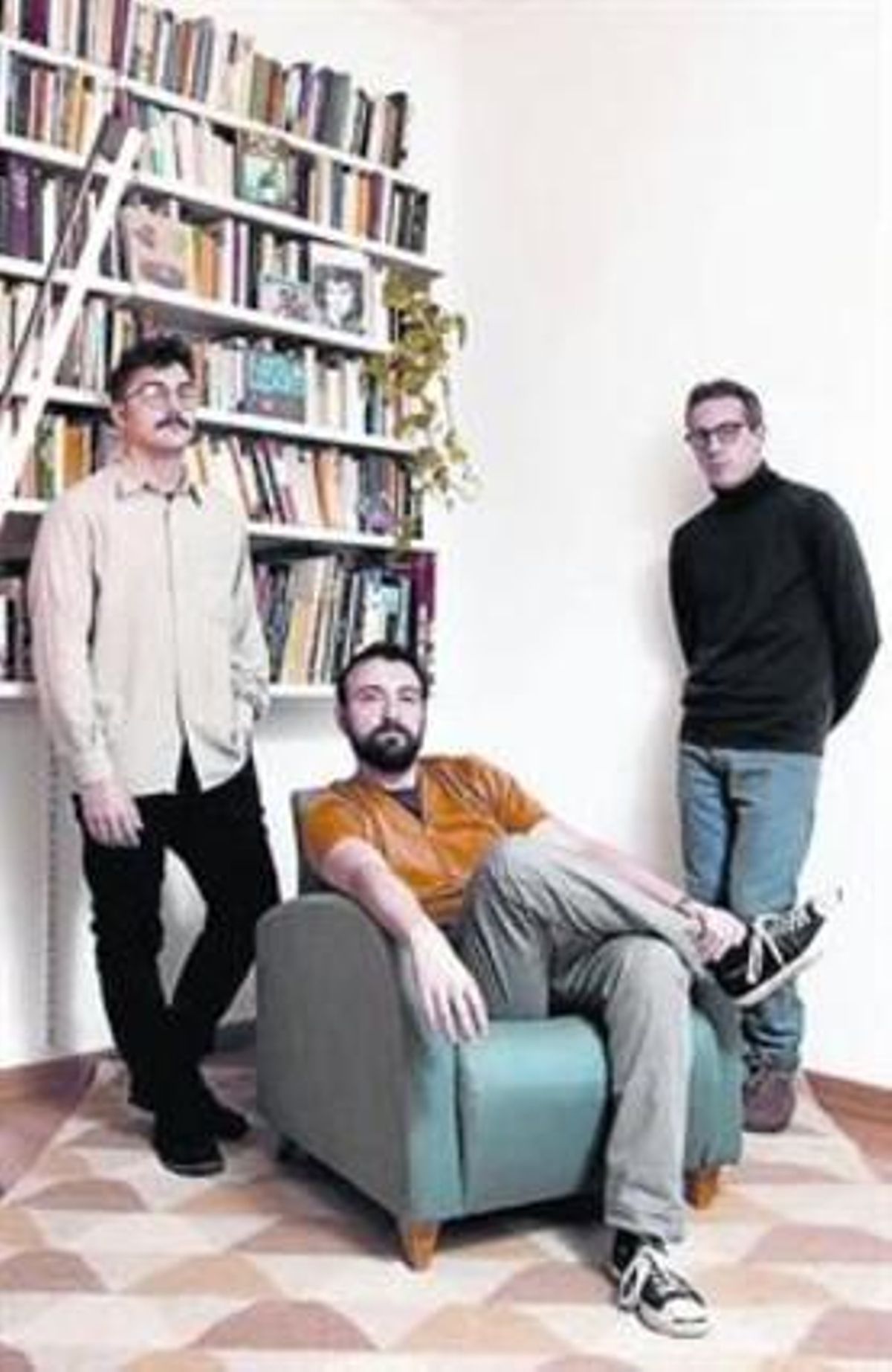 Albert Guàrdia, Wences Aparicio i Artur Estrada, és a dir, Nueva Vulcano. Albert Guàrdia, Wences Aparicio i Artur Estrada, és a dir, Nueva Vulcano.