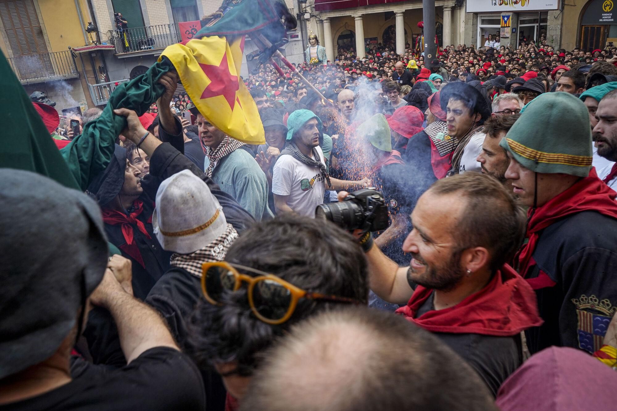 Així s'ha viscut el passacarrers de Patum de dissabte