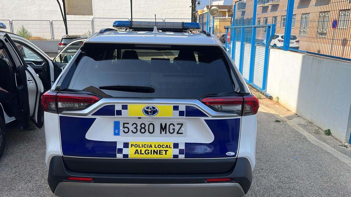 Vehículo de la Policía Local de Alginet en una imagen de archivo.