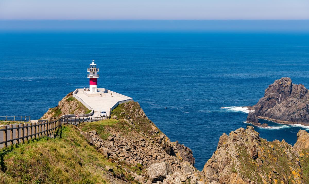 El cabo Ortegal es uno de los extremos de la ría de Ortigueira y Ladrido