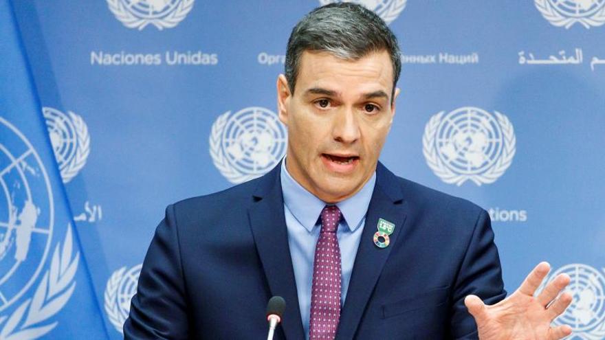 El presidente del Gobierno en funciones, Pedro Sánchez.