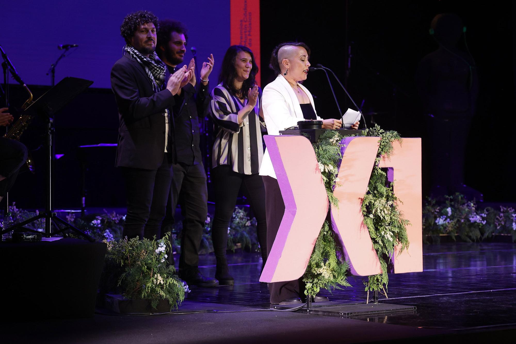 Pontevedra. Entrega de los premios de la música gallega Martín Códax.