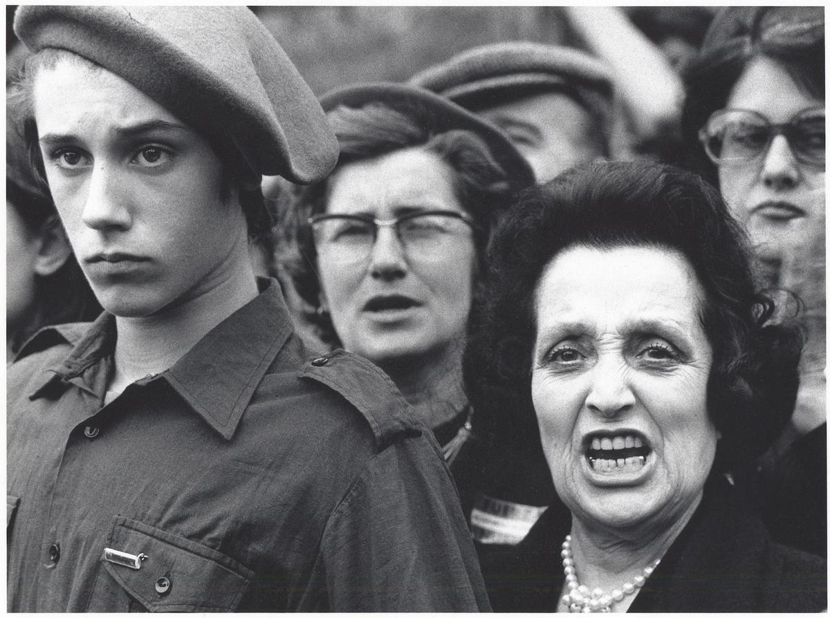 Fotografía de Carlos Bosch, de la exposición "La Historia Revelada: Fotoperiodismo y Transición Española (1975-1982)"