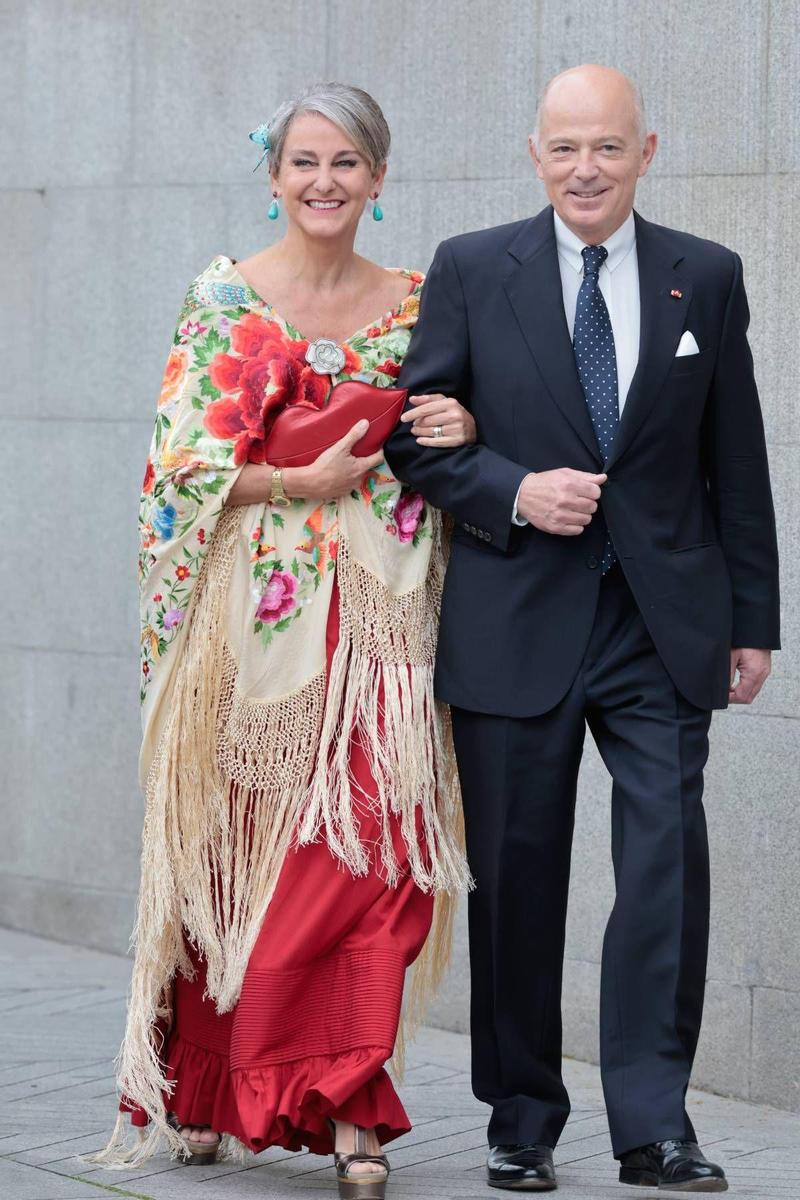 Carla Royo Villanova en la boda de Jose Luis Martinez Almeida y Teresa Urquijo