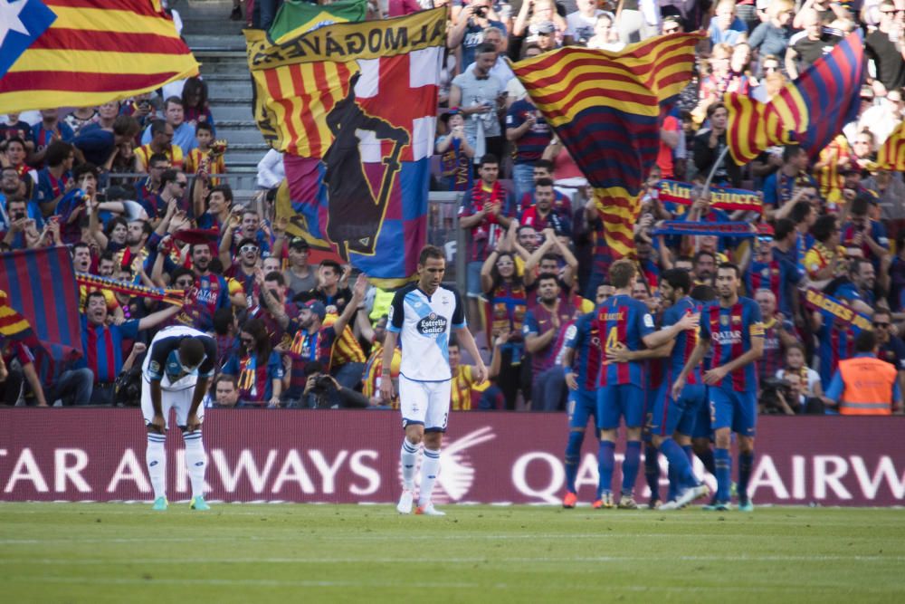 El Deportivo cae goleado ante el Barcelona