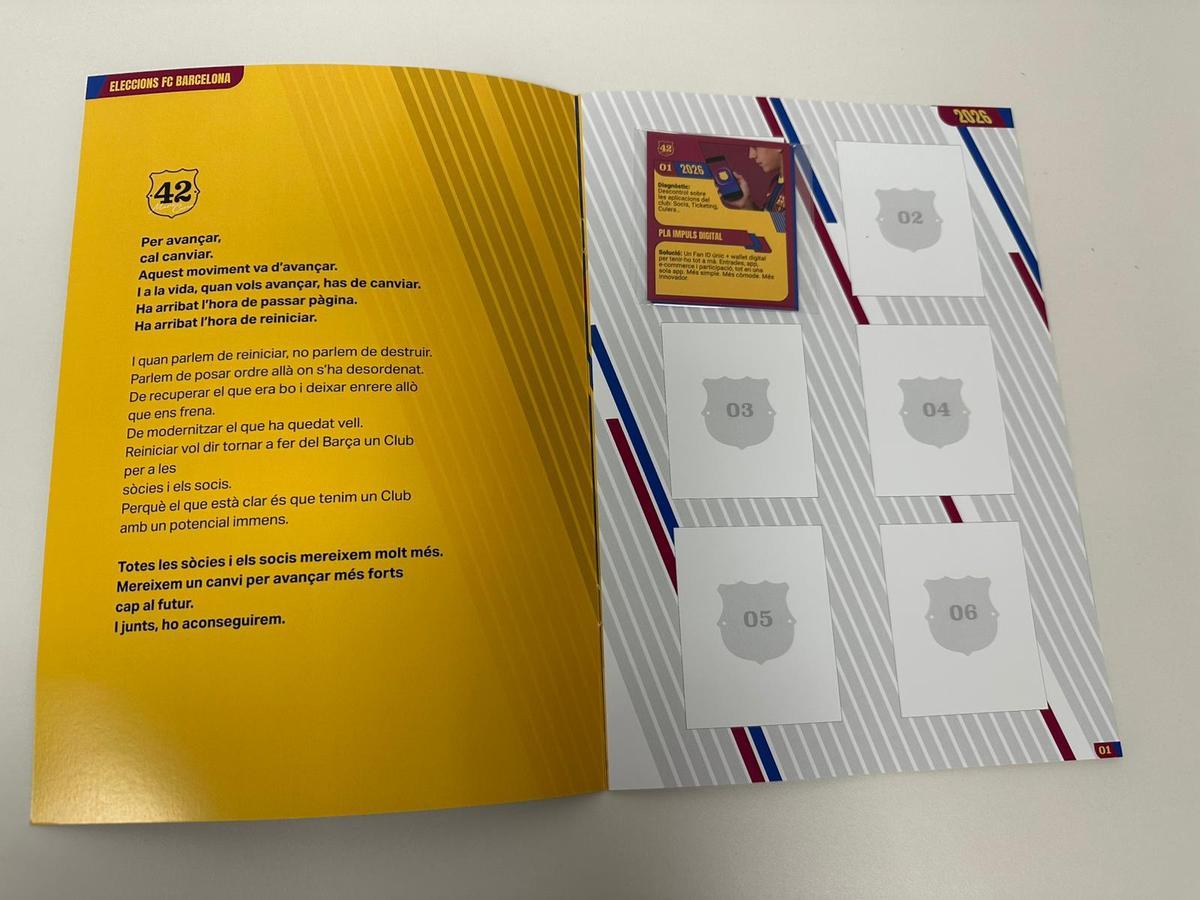 Los cromos de Marc Ciria para ganar las elecciones Los cromos de Marc Ciria para ganar las elecciones