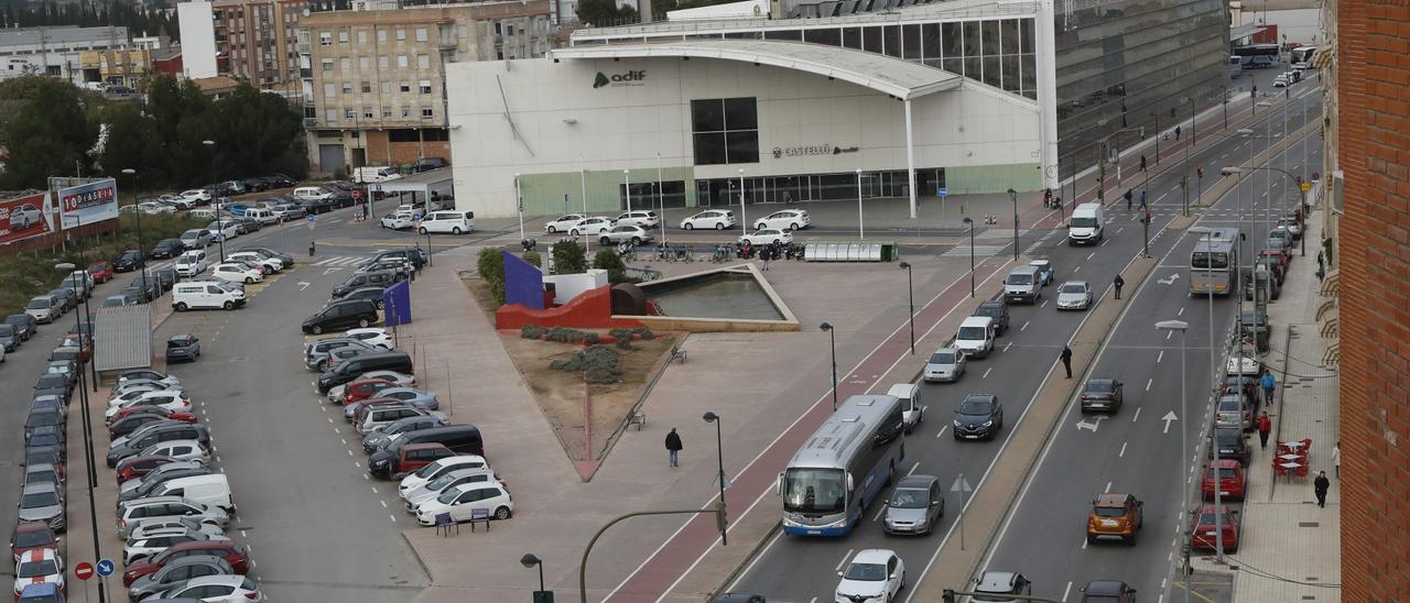 Imagen de la estación de Renfe de Castelló.