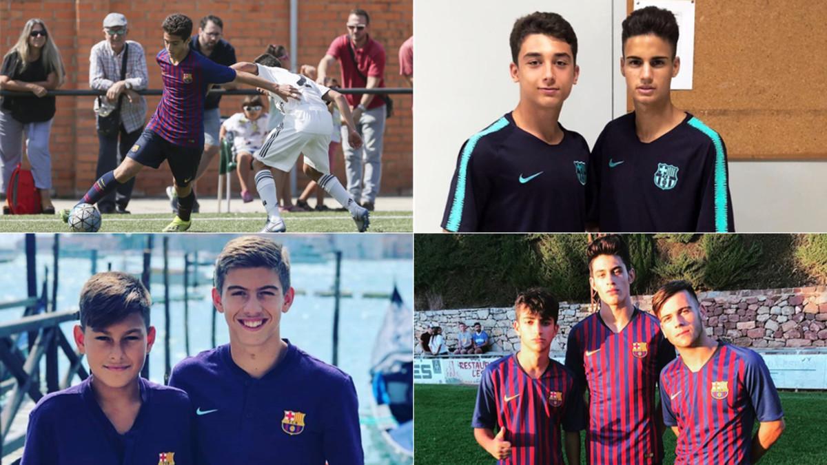 De izquierda a derecha: Ángel Alarcón (Cadete B), Raúl Moro y Brian Peña (Juvenil B), Brian Fariñas y Antonio Martin (Infantil A) y Txus Alba, Carlos Gallego y Óscar Grela (Cadete A)