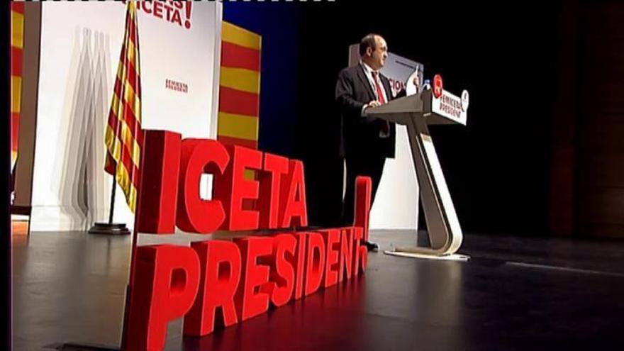 Iceta cierra campaña en Cornellá sin Pedro Sánchez