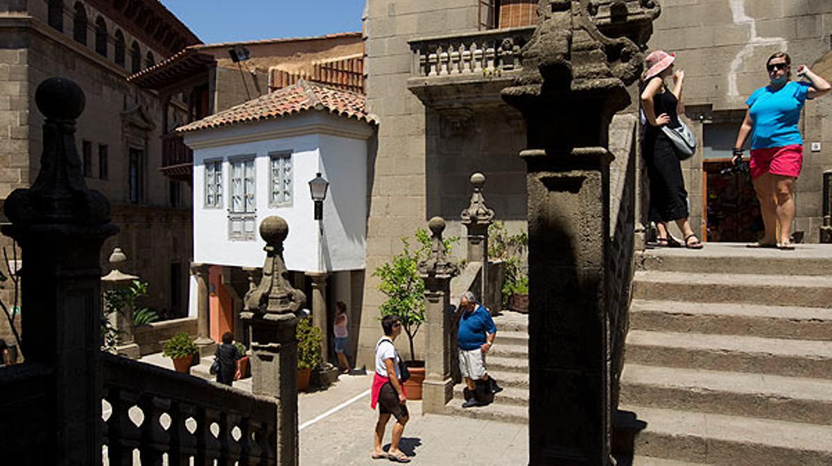 El Poble Espanyol va ser la quarta atracció més visitada de Barcelona el 2011.