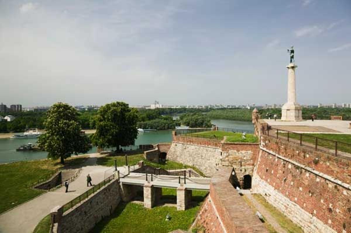 Monumento a la Victoria en  en la fortaleza de Kalemegdan, Belgrado.