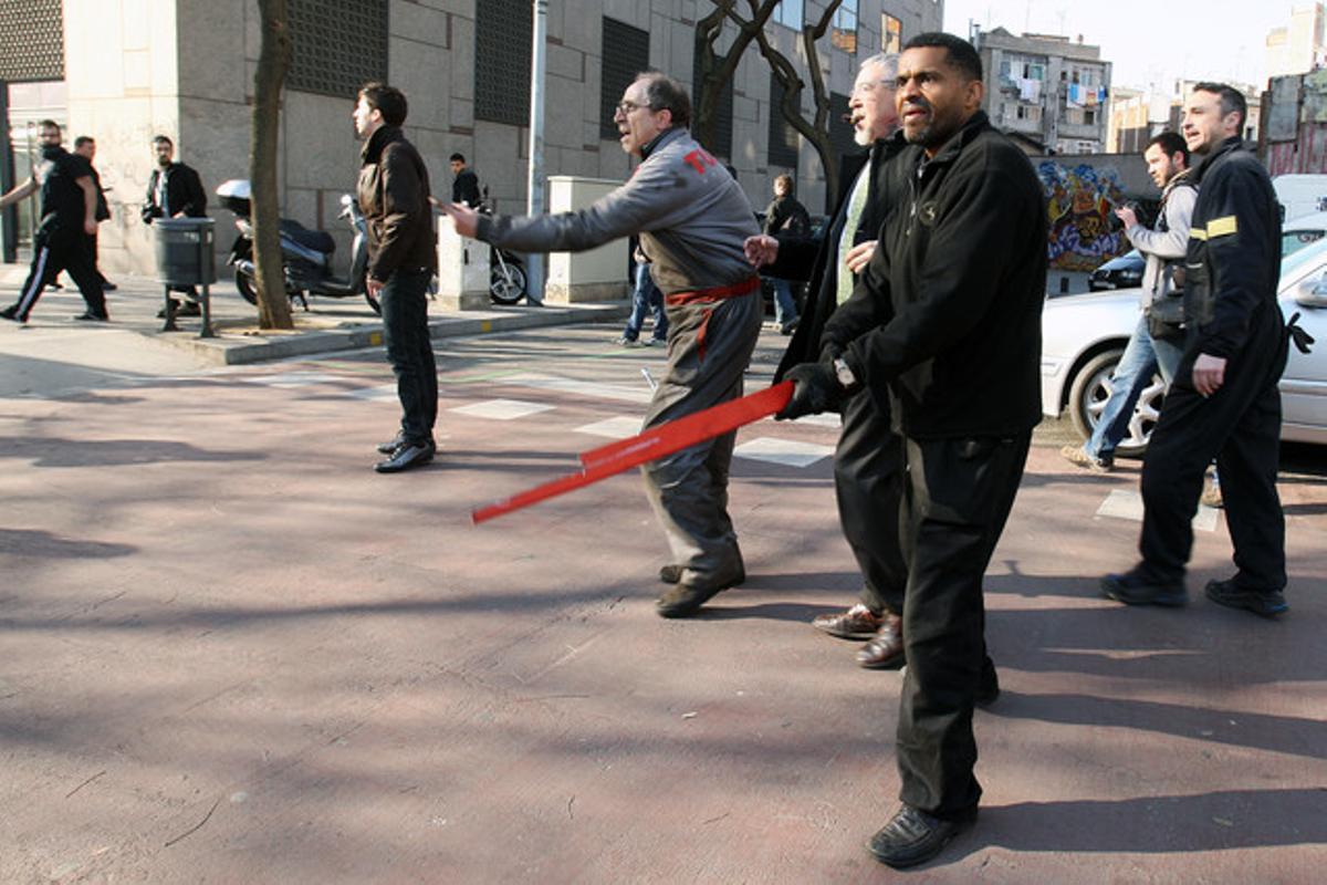 Los incidentes del 29-M, vistos por Ricard Cugat.