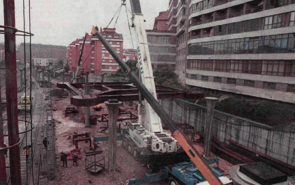 La instalación de la estructura de La Losa.