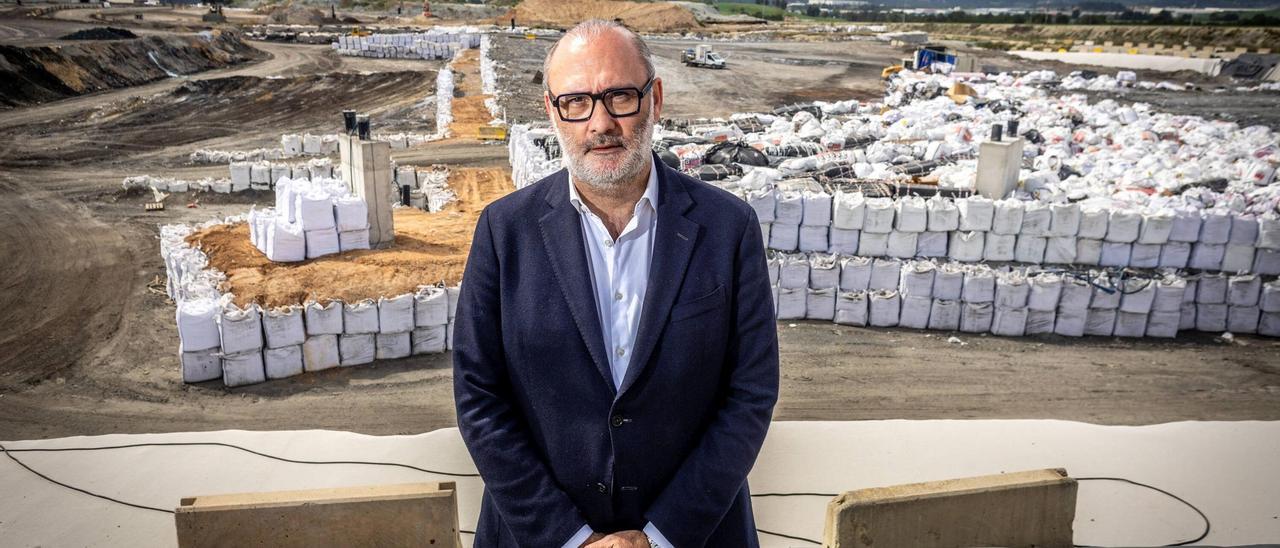 Xavier Mundet, responsable del vertedero de residuos industriales peligrosos de Castellolí