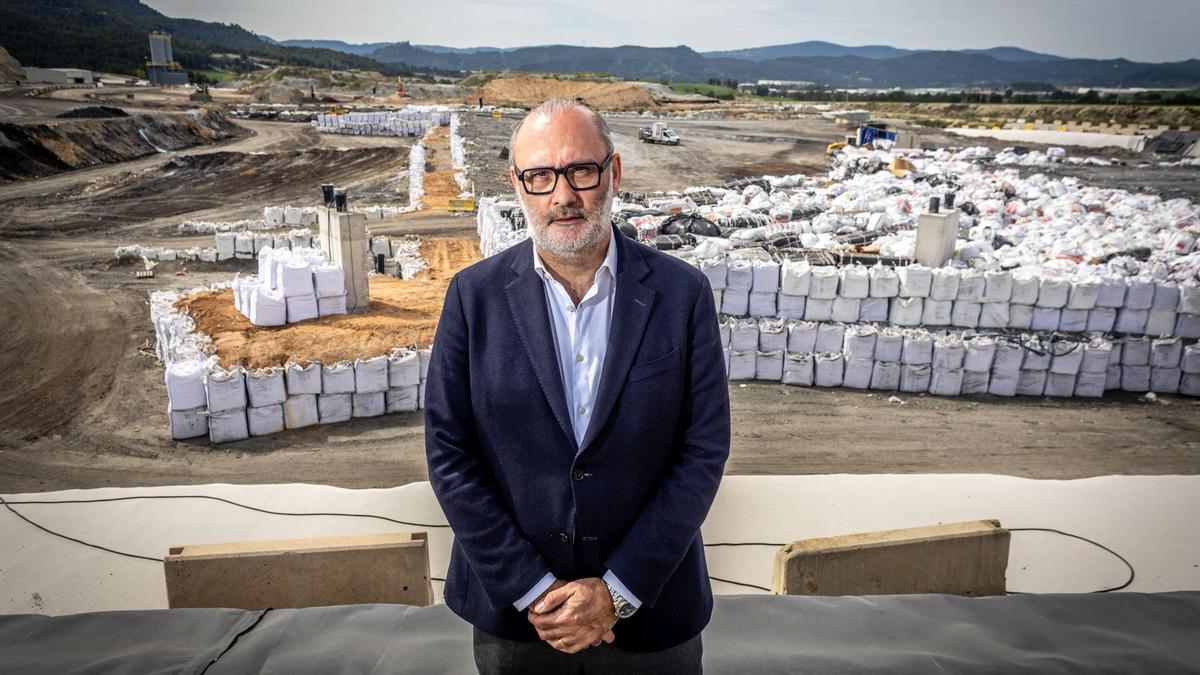 Xavier Mundet, responsable del vertedero de residuos industriales peligrosos de Castellolí