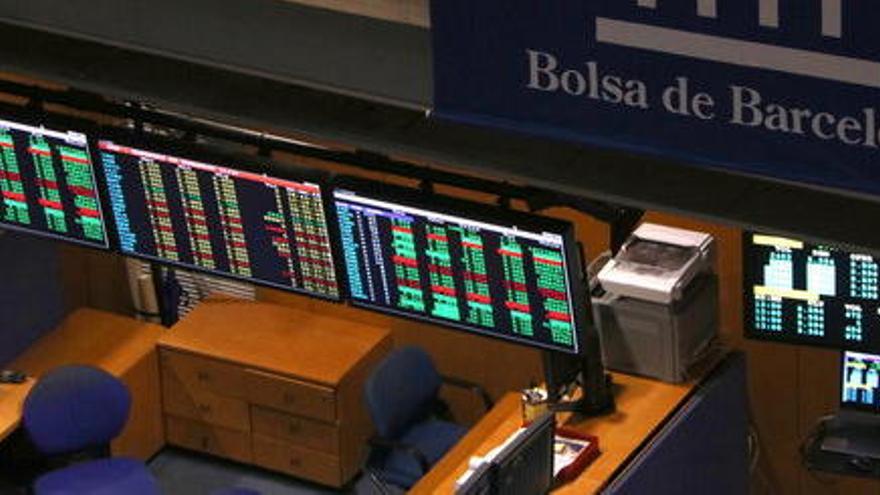 L&#039;interior de la Borsa de Barcelona, el 24 de novembre de 2017