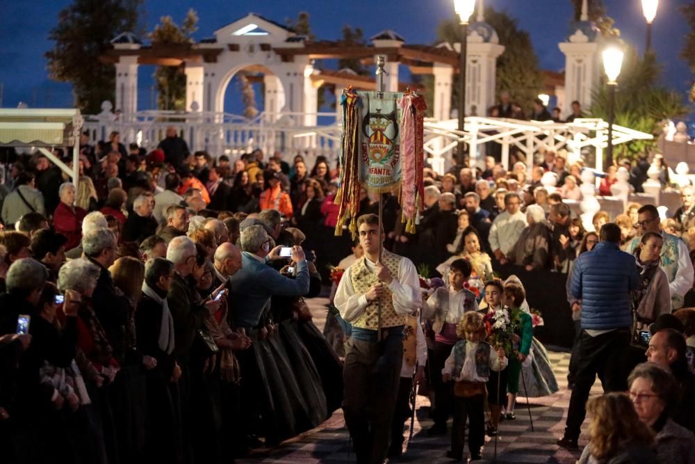 Ofrenda de flores en Benidorm