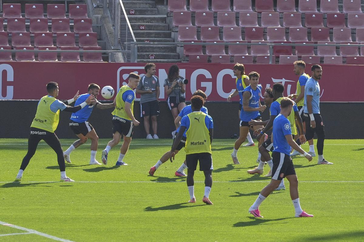 Les millors imatges de l'entrenament del Girona FC