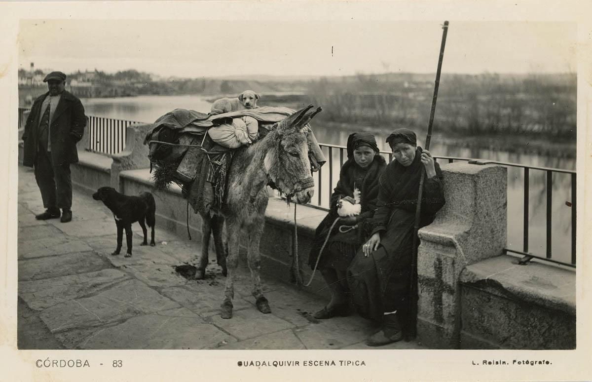 Un grupo de cordobeses en la Ribera hacia 1928