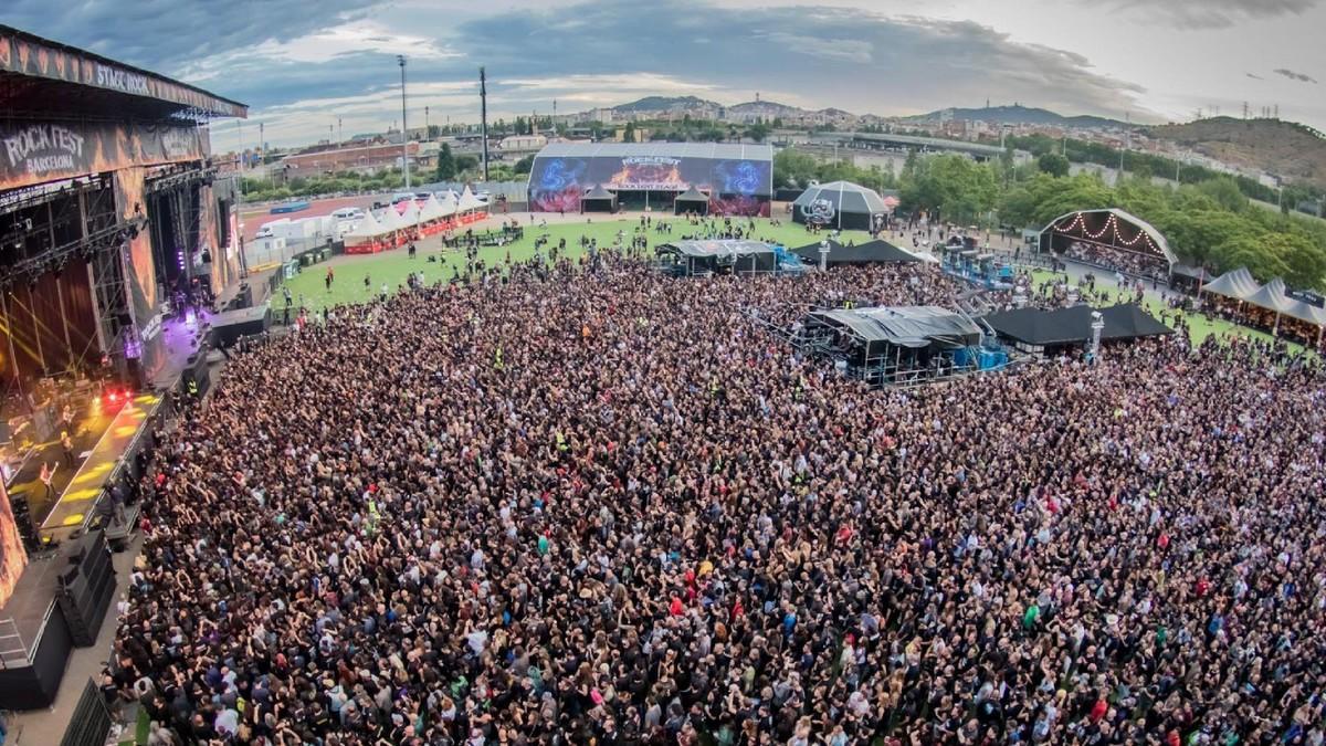 Público del Rock Fest Barcelona 2017.