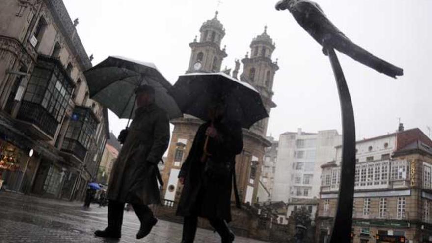 La lluvia no se irá de Galicia en todo el fin de semana