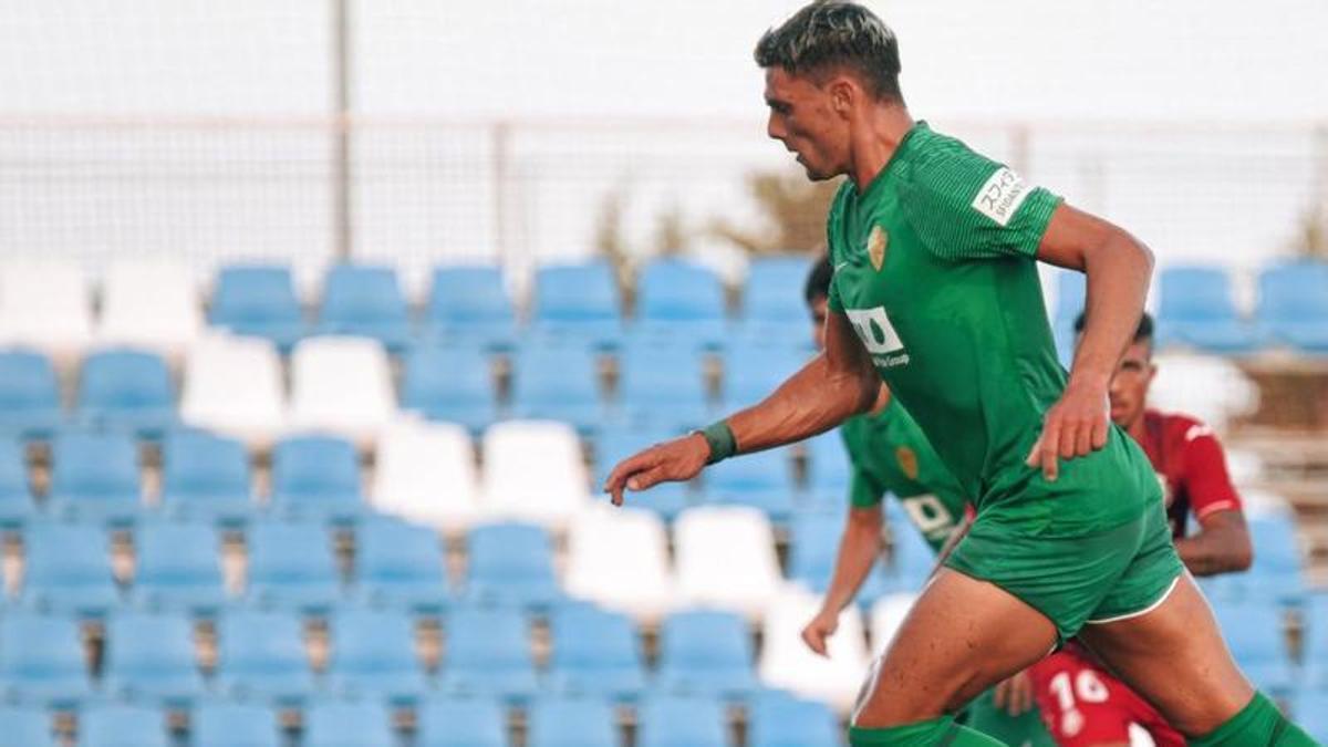 Lucas Boyé en un encuentro de pretemporada