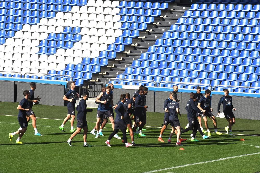 El Dépor prepara en Riazor el duelo de Anoeta