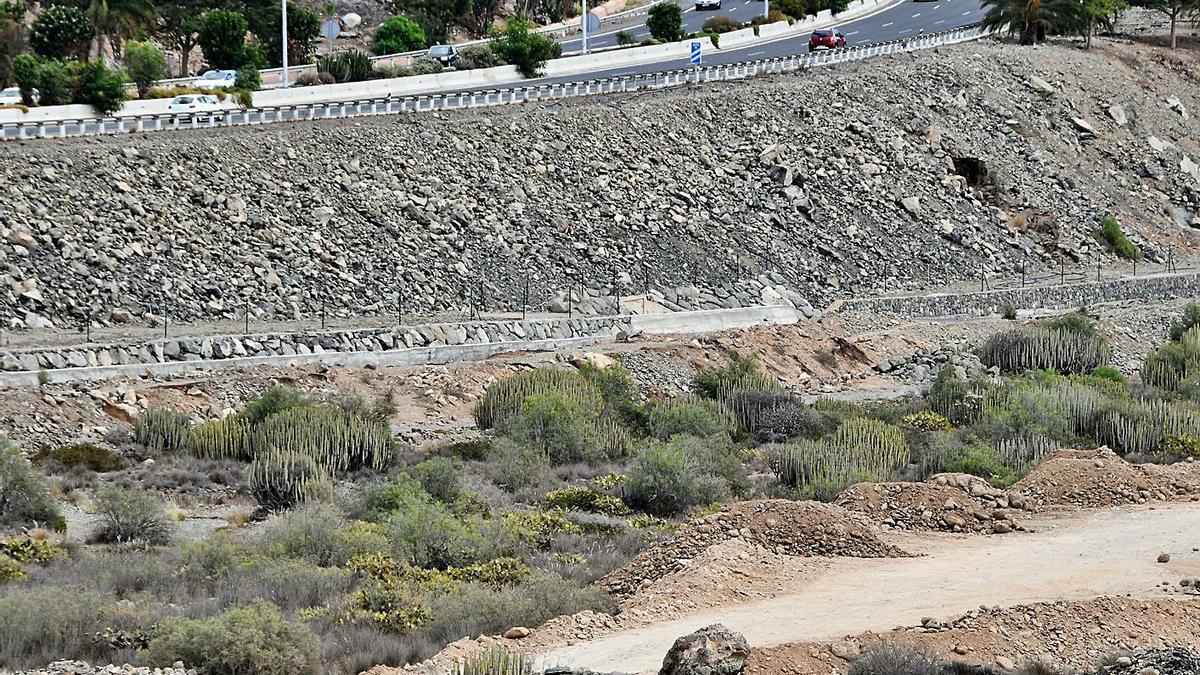 Terrenos de El Veril, donde Loro Parque proyecta la construcción de Siam Park.AIZA SOCORRO