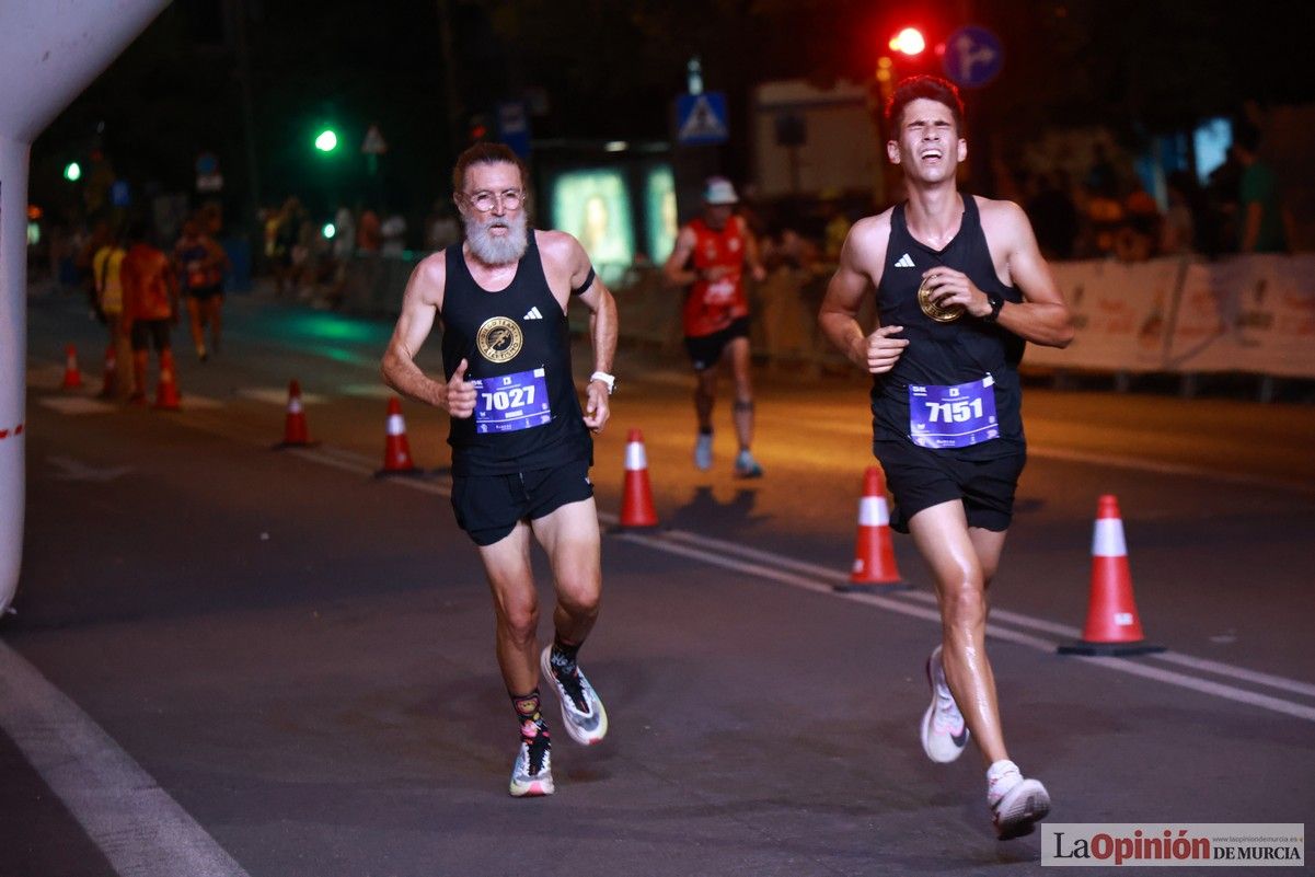 Las mejores imágenes de la carrera nocturna de Murcia