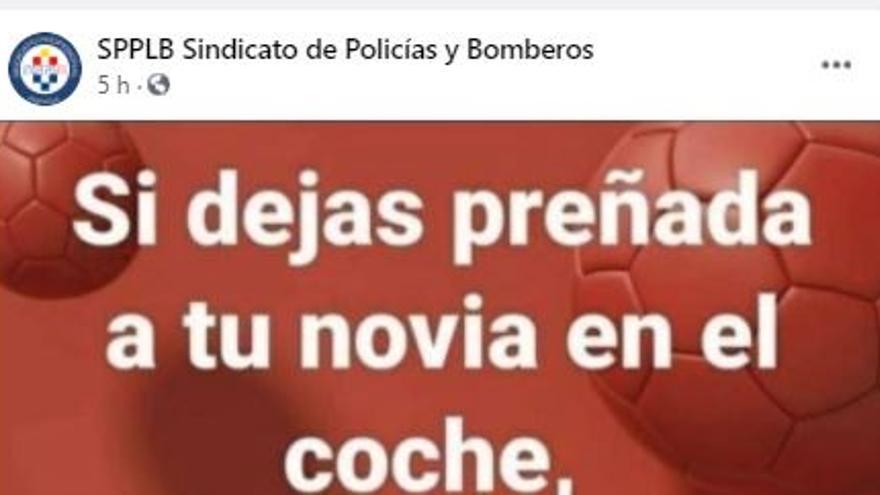 Un sindicato policial: &quot;Si dejas preñada a tu novia en el coche, ¿eso lo cubre el seguro?&quot;