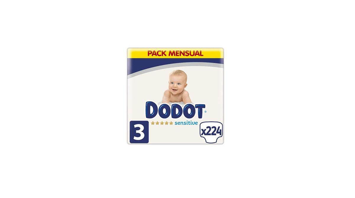 Ofertas del CyberMonday: Dodot 224 Pañales Sensitive Talla 3.