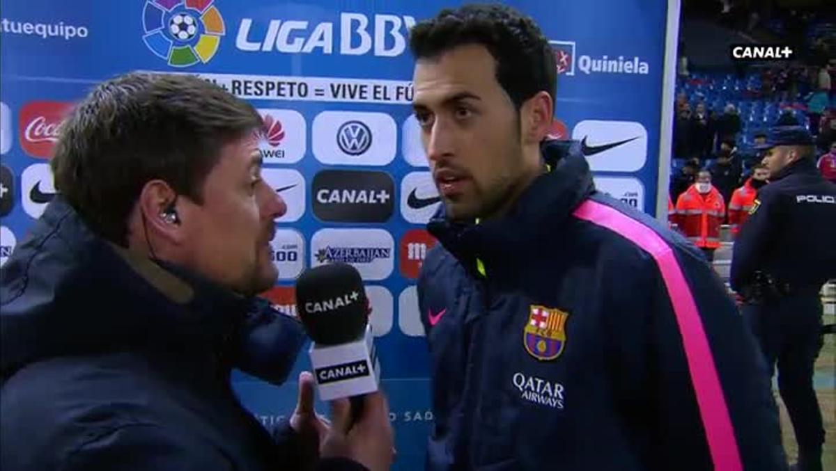 Busquets: Hay que saber ganar y saber perder