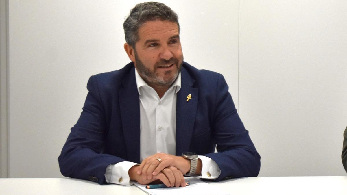 El presidente de la patronal regional Croem, Miguel López Abad.