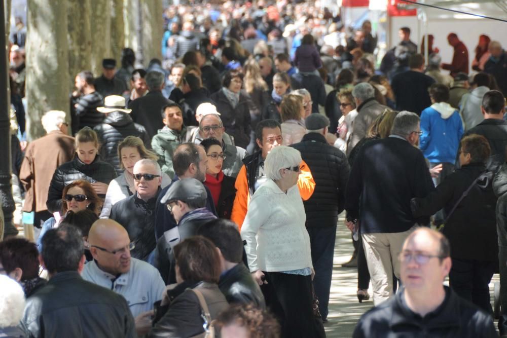 L'ambient, aquest diumenge, a la fira de Berga.