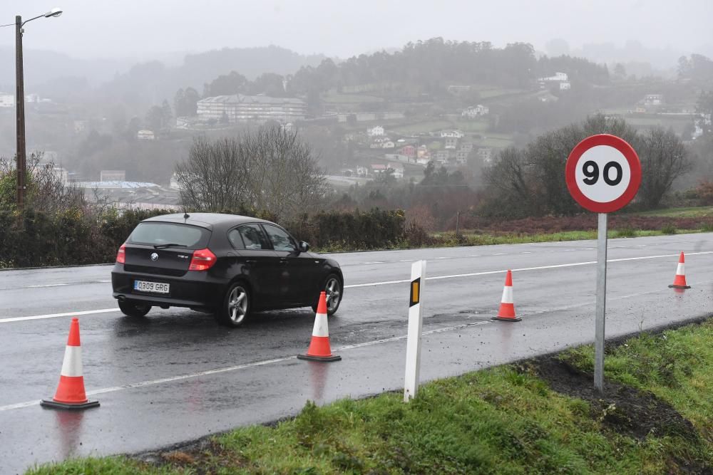 Nuevos límites a 90km/h en carreteras de A Coruña