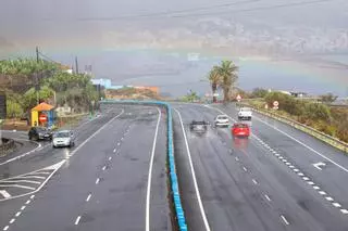 La borrasca Claudia descarga las primeras lluvias en La Palma