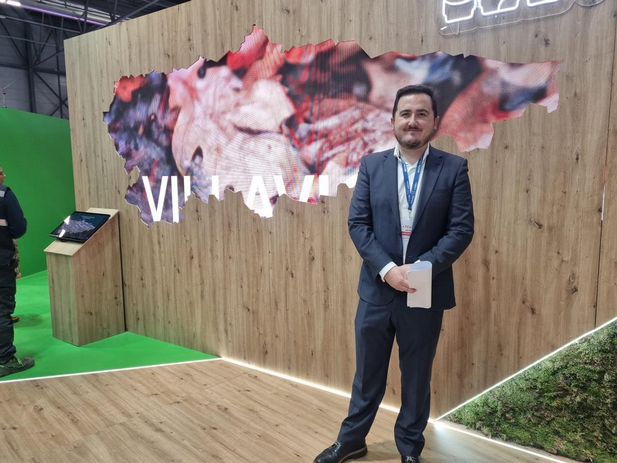 Miguel Valle, ayer en Fitur.