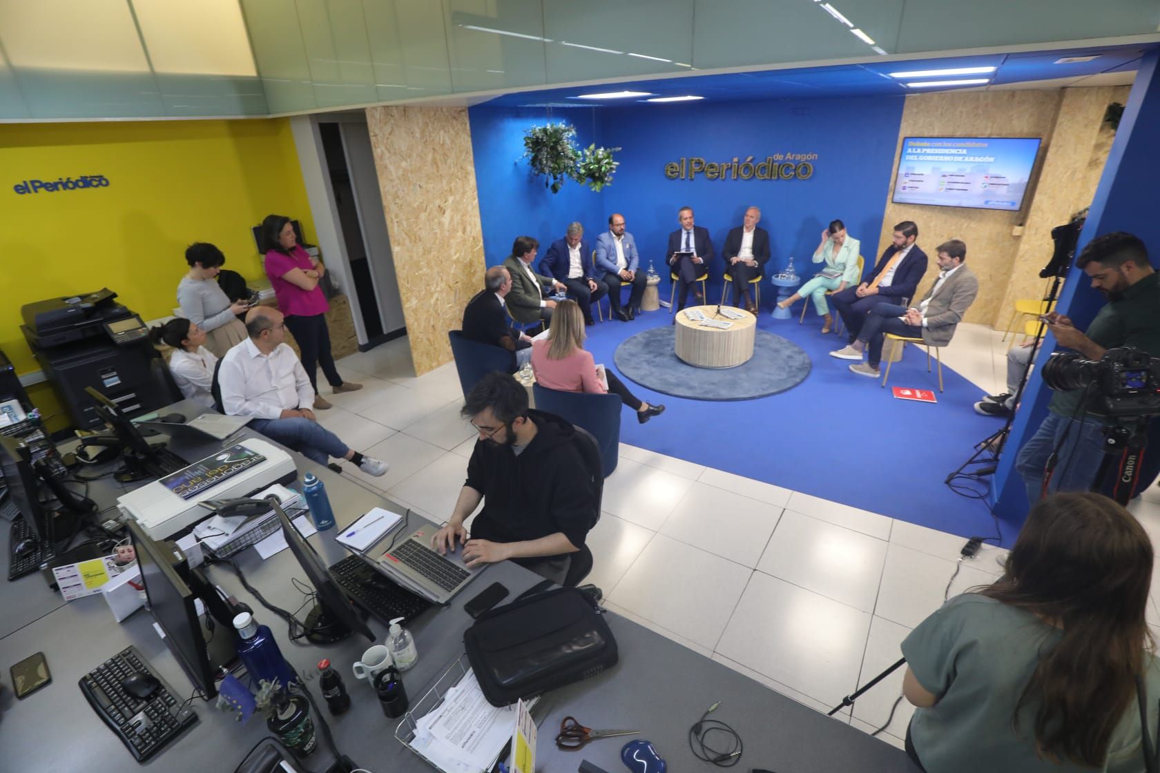 Debate de los candidatos a la presidencia del Gobierno de Aragón organizado por EL PERIÓDICO DE ARAGÓN