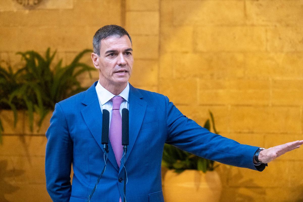 El presidente del gobierno Pedro Sánchez El presidente del gobierno Pedro Sánchez