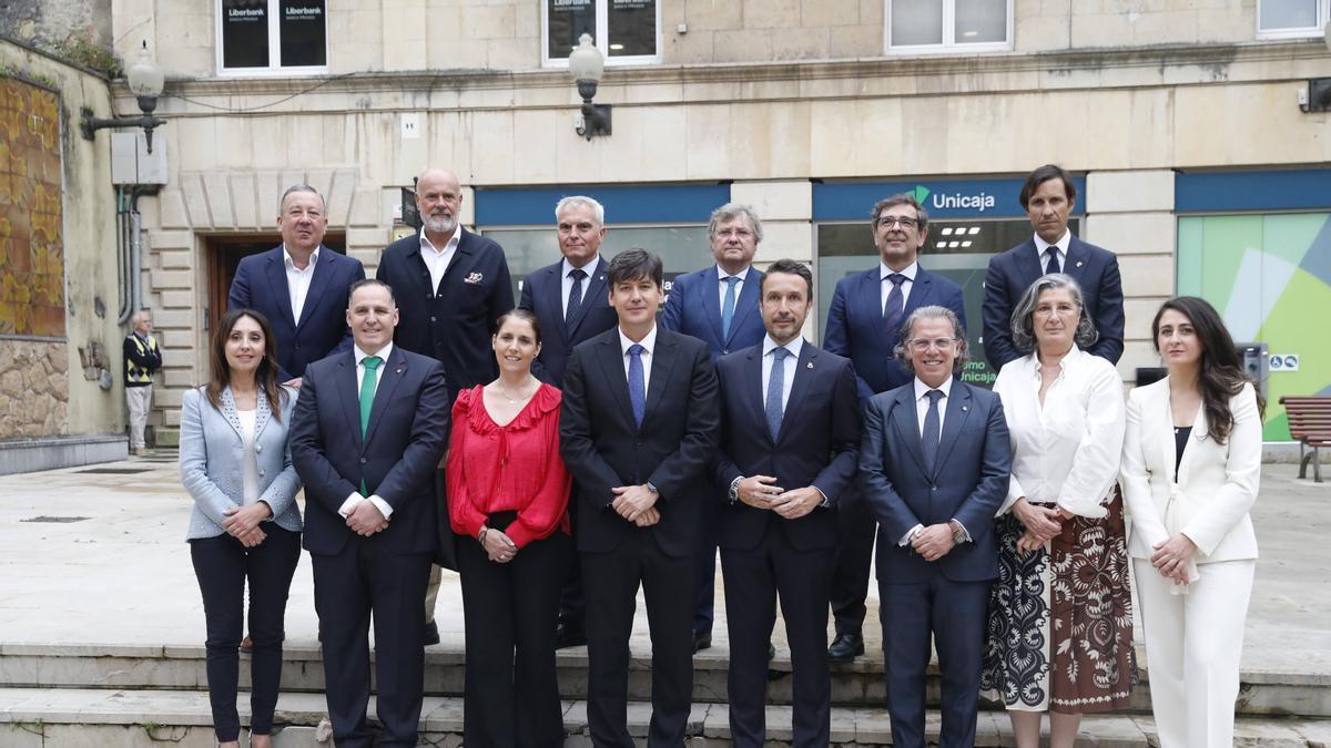 En imágenes: así fue el pleno de reelección de Daniel González en la Cámara de Comercio de Avilés