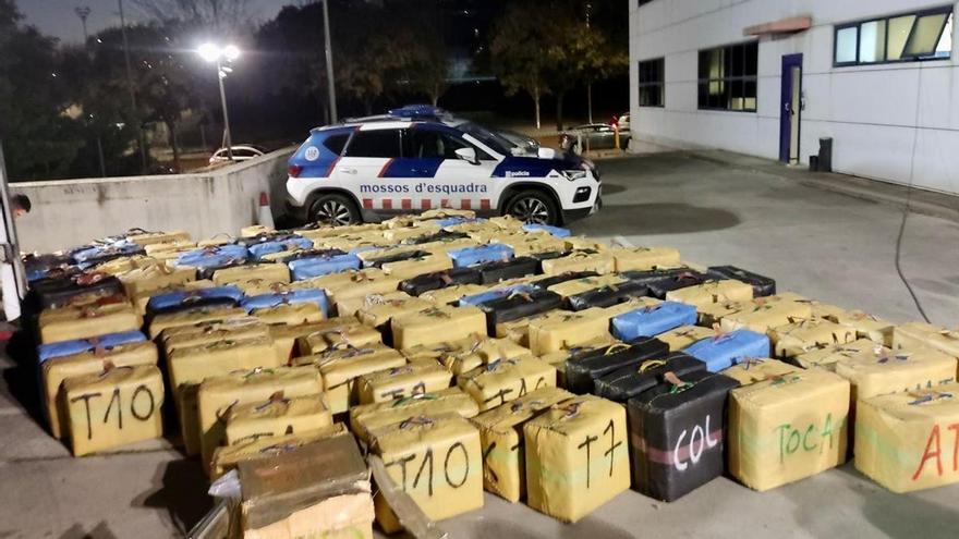 Los 5.000 kilos de hachís incautados en Mataró señalan la costa catalana como puerta de entrada de la droga a Europa
