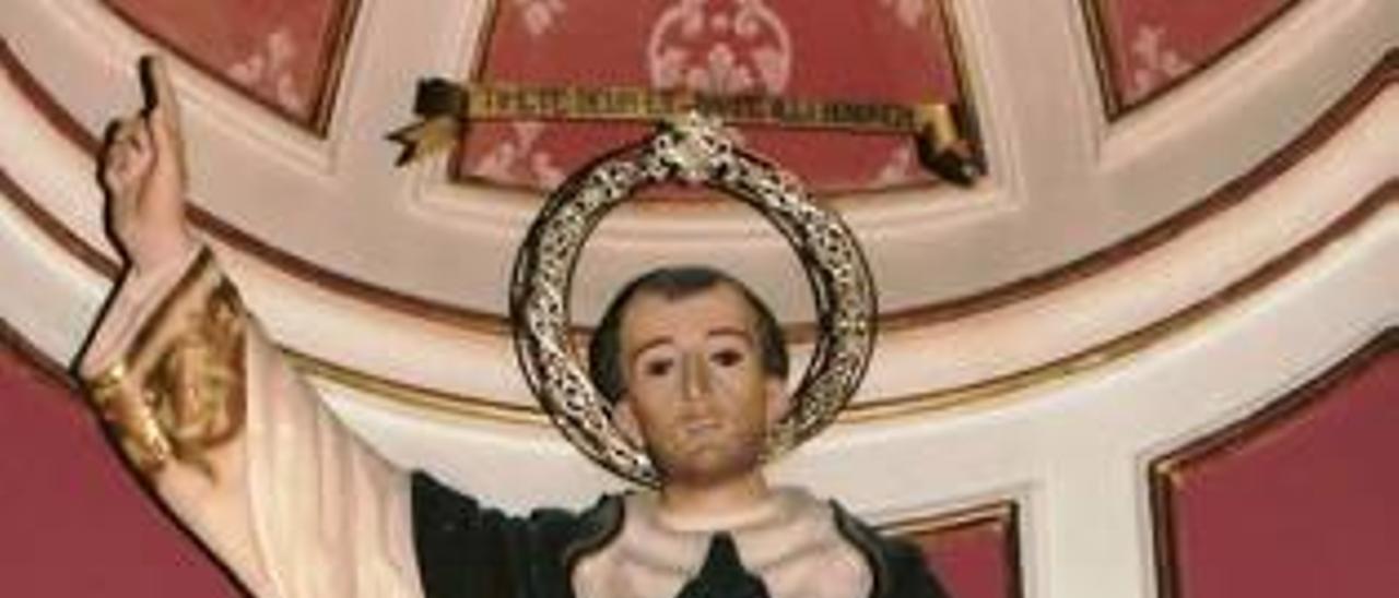 Imatge de Sant Vicent Ferrer a la parròquia de l&#039;Assumpció.