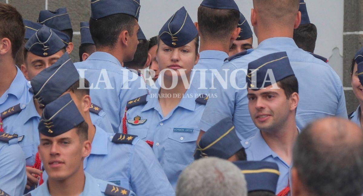 Fin de curso militar de la princesa Leonor en Gran Canaria, en imágenes